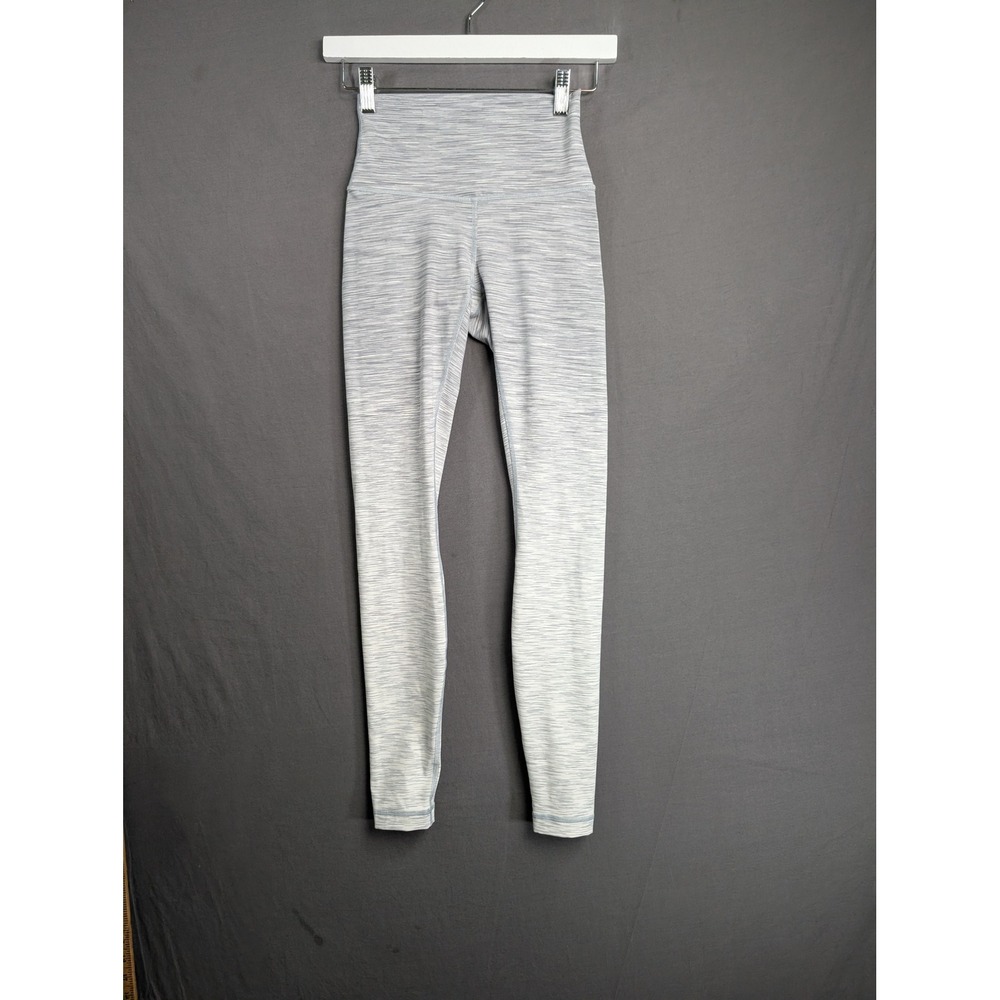 Lululemon Align High Rise Pant 28 Space Dye Gray Leggings Size 2 8241